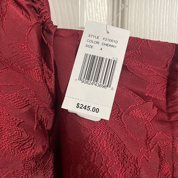 NWT Sachin & Babi Gabby Floral Jacquard Sweetheart Midi Dress - Picture 9 of 9